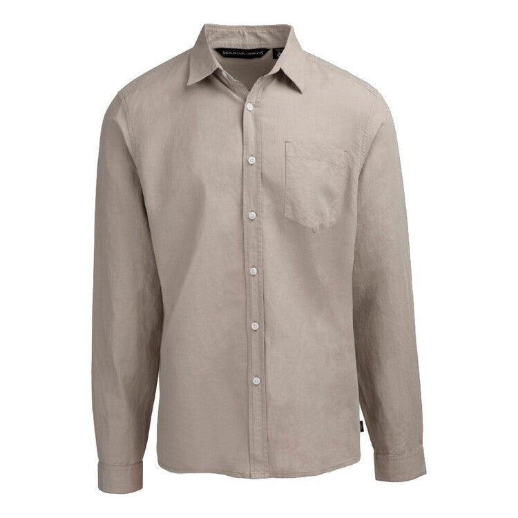 NB CLOTHING ARTICLE #5501  Men's Velero Long Sleeve Shirt Bark